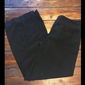 White House Black Market Black Dress Pants Wide 8